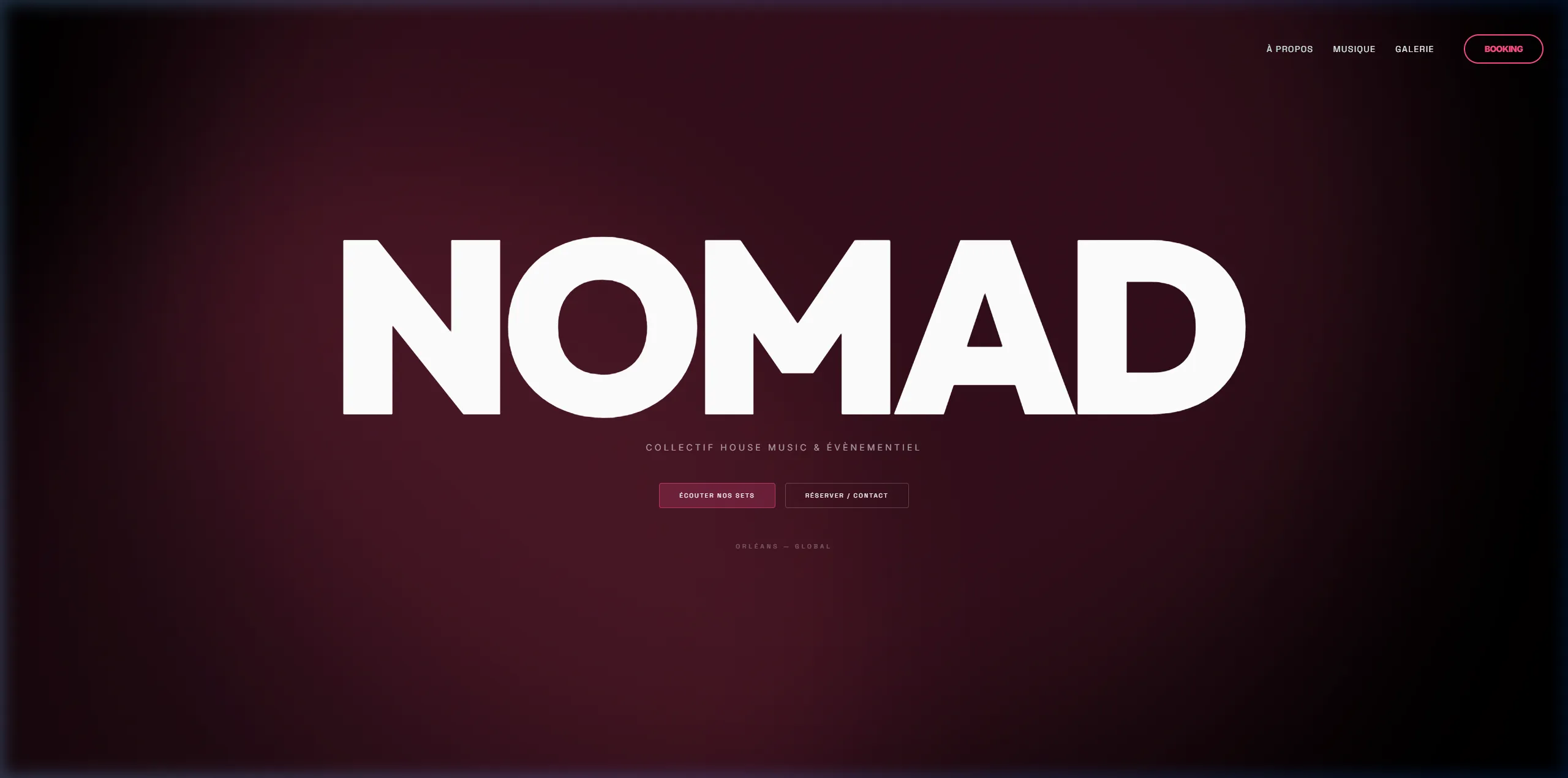 Capture d'écran 1 du projet NOMAD - House Music