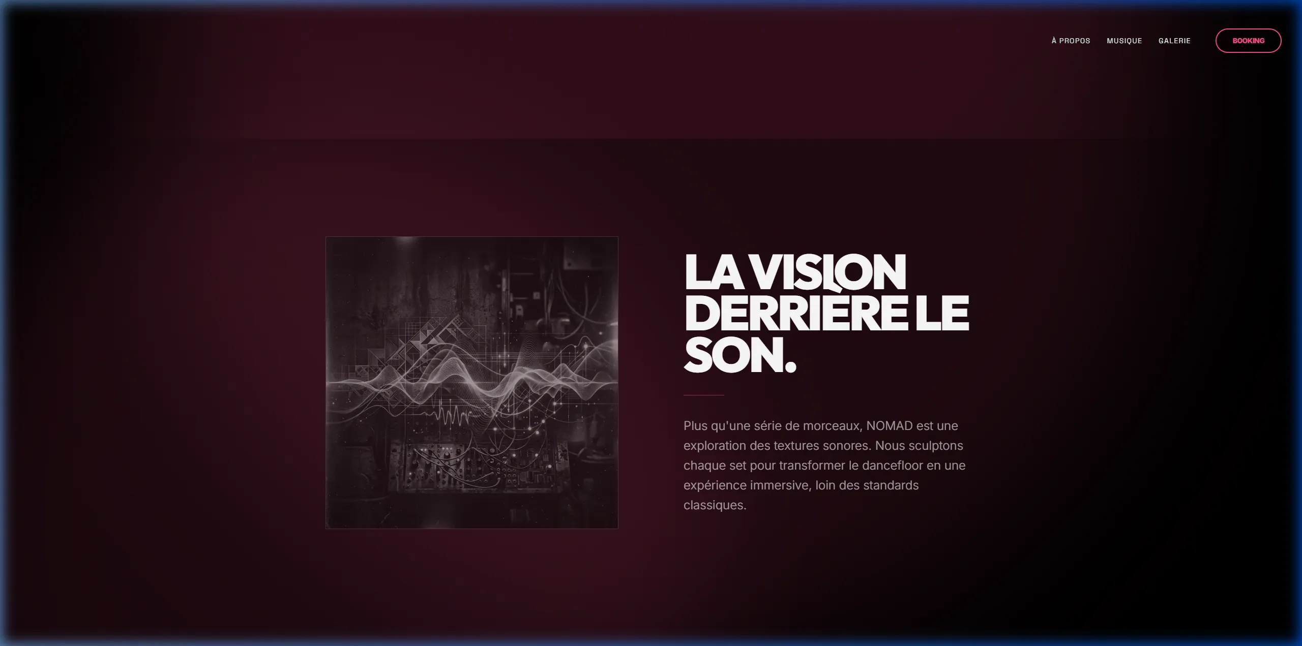 Capture d'écran 2 du projet NOMAD - House Music