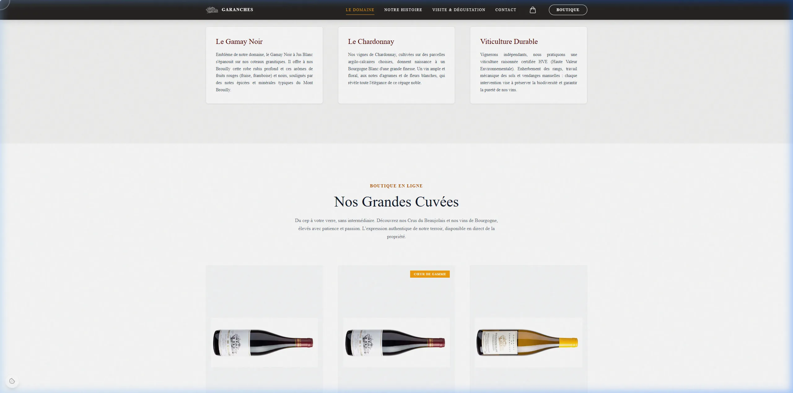 E-Commerce de Vins Premium screenshot 5